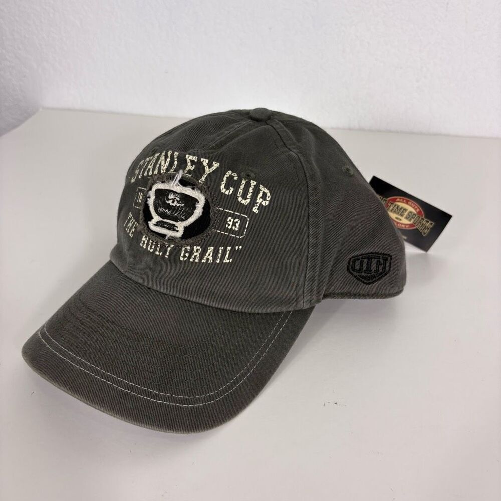 New Old Times Sports Stanley Cup Grey‎ Baseball Hat Men's Adjustable